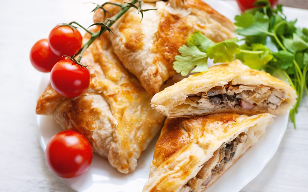 Przepis: Pasztecik z grzybami