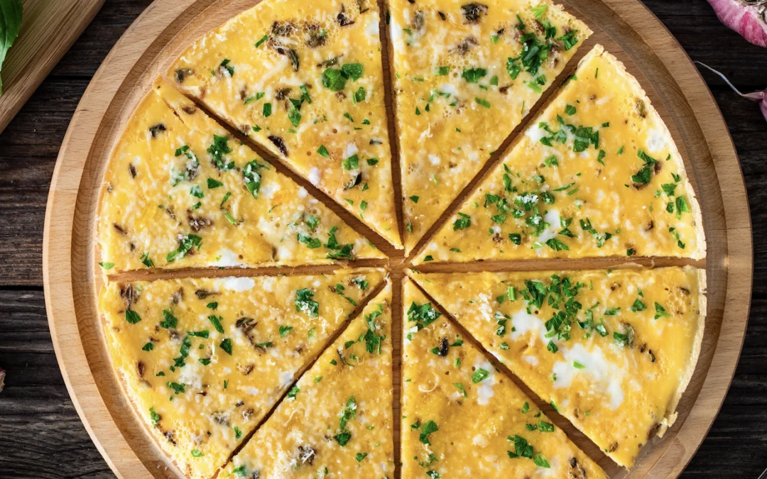 Frittata z&nbsp;pastą z&nbsp;pieczarką i&nbsp;borowikiem