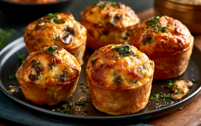 Przepis: Leśny muffin serowy