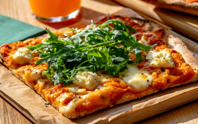 Przepis: Pizza Slice z&nbsp;pastą z&nbsp;suszonych pomidorów i&nbsp;żurawiny